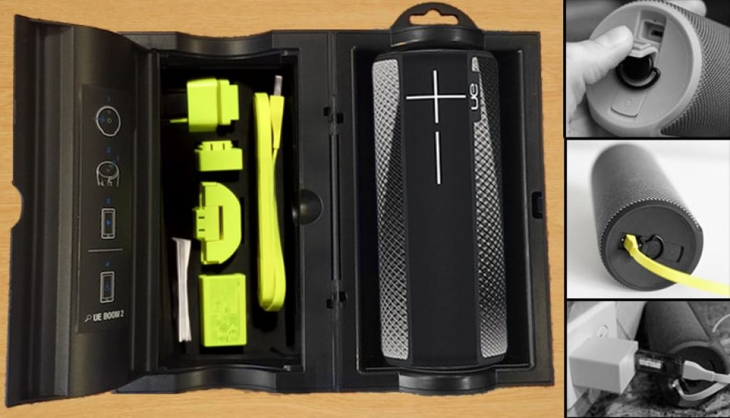 UE boom 2 Bluetooth speakers battery life and charger REVIEW with Comparison 2020 15 hrs and can be replaced the battery