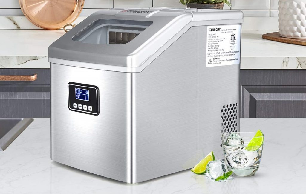 Euhomy Ice Maker 40 Lbs 24 Hours portable countertop ice maker 2020 REVIEW